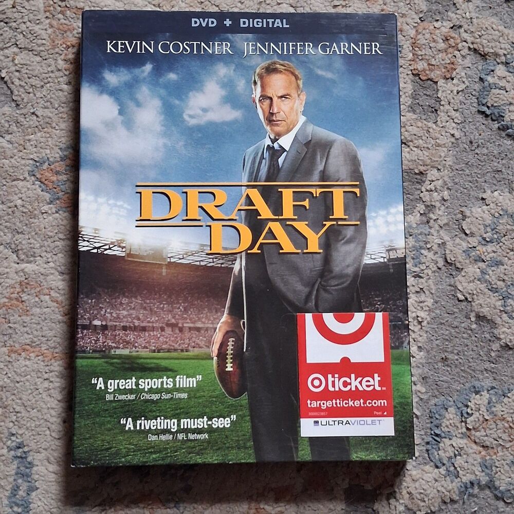 Draft Day DVD Kevin Costner Jennifer Garner NFL Football Movie NEW SEALED 2014